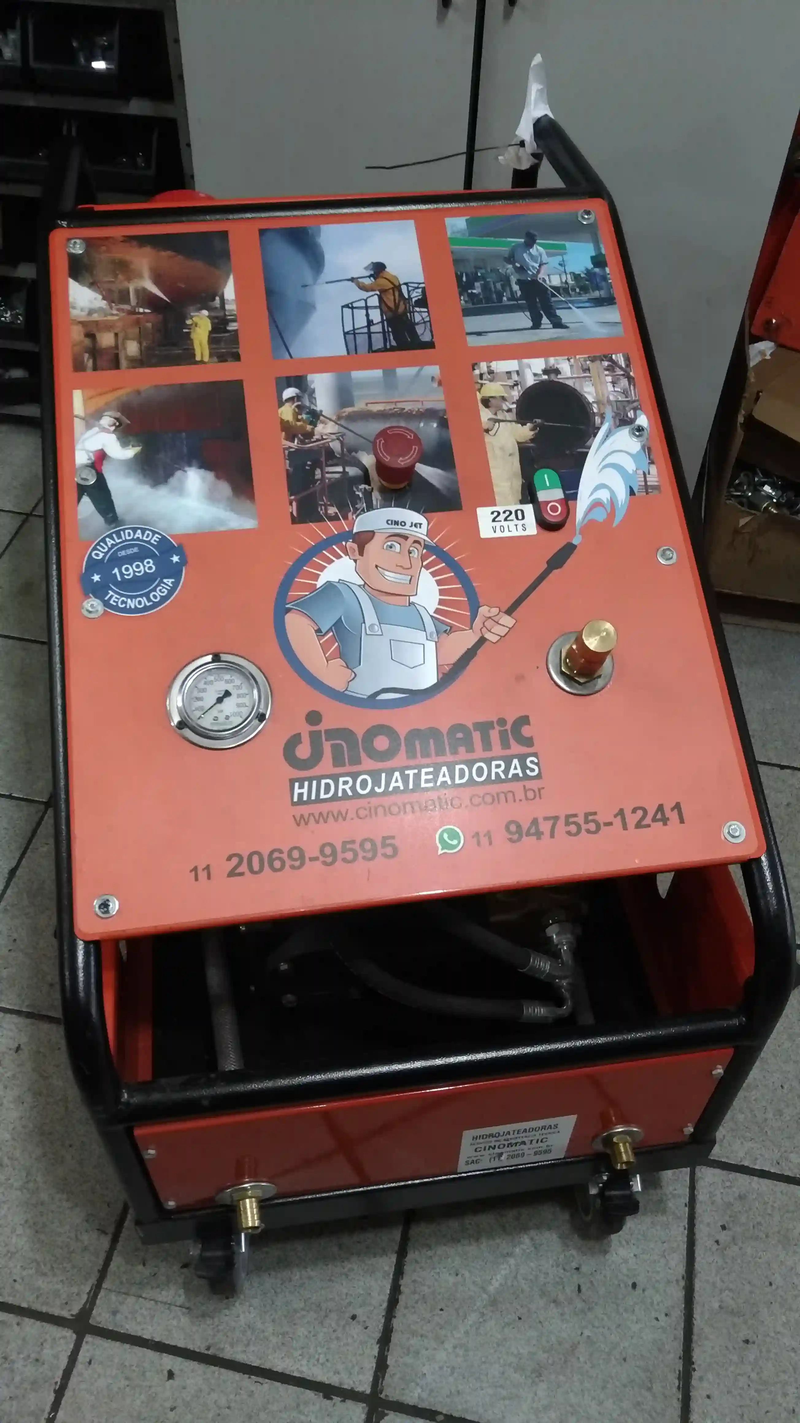 Equipamento disponível para locação